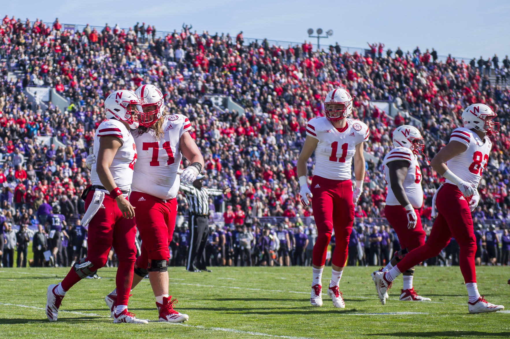 Nebraska vs. Northwestern, 10/13/18